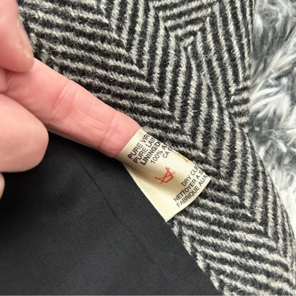 Vintage Wayne Clark Virgin Wool Wrap Skirt - Picture 8 of 10